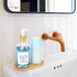 17oz Mouthwash Dispenser with Cup Holder, Plastic Mouth Wash Pump Bottle with Tray for Bathroom Organizers, Refillable