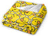 Perinsto 80"X60" Cute Rubber Ducky Throw Blanket Ultra Soft Warm All Season Yellow Cartoon Ducks Decorative Fleece