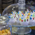 Plastic Cake Dome Cover Lid for Freshness and Display, 6 Inch Diameter Cake Display Stand