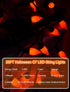 26ft C7 50 SUNSGNE Orange String Lights Outdoor, Halloween Outdoor Light with LED Orange Lights for Halloween Yard