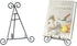HUJI Sturdy Iron Display Stand Holder for Home Kitchen Decoration Platters, Pictures, Frames and Books. (1, 9")