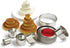 Norpro Round Biscuit/Cookie Cutters, 11 Pieces, 4 Inch Diameter, Silver