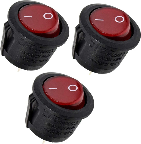 BLOLACDZ 6-Pack On Off Power Switch for Hoover Vacuum Cleaners, Compatible with Multiple Models, 2-Pin 125V 10A