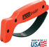 AccuSharp Knife Sharpener, Ergonomic Handle, Compact & Easy to Use, Blaze Orange