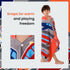 BANGSAUR Kids Hooded Beach Towels, 100% Cotton 50"x30" Wrap Blanket for Toddlers Boys 3-12 Years, Aircraft N Coverup
