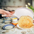 Nonstick Crepe Pan with Spreader, 10-Inch Tortilla Pan with Detachable Handle, Ceramic Coating, PFOA Free