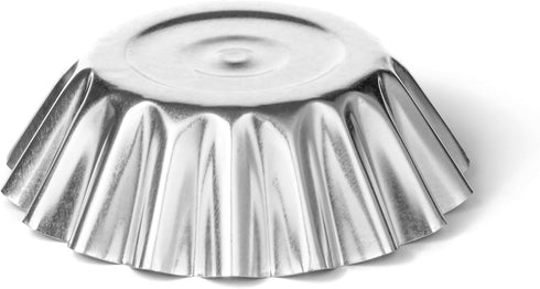 Muffin Cups for Kitchen Baking 2.36 Inch - 30 Pcs Metal Egg Tart Molds, Reusable Mini Tart Tins and Cupcake