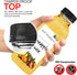16 16 oz (35 Pack) Juice Bottles with Caps for Juicing & Smoothies, Reusable Clear Empty Plastic Bottles with Caps