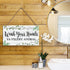 LHIUEM Wash Your Hands Ya Filthy Animal Sign, Funny Bathroom Wooden Hanging Wall Art, Green Plant Wood Plaques for Home
