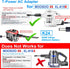 T POWER 36V AC DC Adapter for Moosoo X8, XL-618B, K24, Deik VC S1000 Cordless Vacuum Cleaner