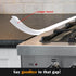 KindGa Stove Gap Covers, Silicone Counter Gap Filler for 30 Inches, Set of 2 White for Appliances