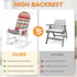 Mguio 44''L 19''W 4''H Adirondack Chair Cushion, Rocking Chair Cushions High Back, Thickened Patio Chair pad for Indoor
