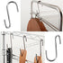 20 Pack Heavy Duty S Hooks Stainless Steel S Shaped Hooks for Kitchenware, Utensils, Clothes, Tools (Silver)