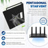 Floating Shelf for Projector Aluminum Alloy, Wifi Router Wall Mount Shelf, Cable Box Shelf for Wall Mounted TV, DVD