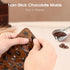 Silicone Letter and Number Chocolate Molds with Happy Birthday Cake Decorations Symbols, 2pcs