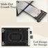 YIOU 2 Slice Stainless Steel Toaster with 1.5 Inch Extra Wide Slots, 6 Browning Settings, Removable Crumb Tray, Black