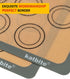 Macaron Silicone Baking Mats, Katbite Silicone Macaroons Baking Mat Set of 2, Reusable & Nonstick Bakeware