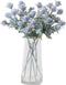 3 Pack Artificial Thistle Flowers, Faux Eryngiums Floral Tree Picks for Garden Wedding Prom Party Bouquet