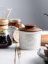 Countertop, Ceramic Butter Dish With Lid, Butter Crock for French Butter Keeper Holder for Spreadable Butter, Cream