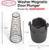 IMPROVED AGM73610701 Washer Magnetic Door Plunger + Spring Replacement Part by DR Quality Parts - Compatible with LG and Kenmore Washing Machine s- Replace AGM73610702 MEG61961401 2002592 AP5331994