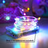 YAOZHOU 2 Pack 33FT 100 Easter Decorations Pastel Fairy String Lights Indoor, Battery Operated Powered with Timer