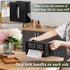 4-8-gallon Countertop, DRASTAR Trash Bag Dispenser, Trash Bag Holder Wall Mount, Wooden Trash Bag Holder for Trash Bags