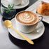 Maitys 16 Pieces Gold Stainless Steel Flower Coffee Spoon Set, Dessert Spoon, Sugar Spoon, Ice Cream Spoon for Kitchen