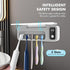 5 200/400s Auntyfey Sanitizeri Toothbrush Cleaner with Slots, Smart Sanitizeri Toothbrush Holder Organizer, Cordless No