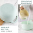 COOK WITH COLOR Non-Slip Mixing Bowls - 4 Piece Nesting Plastic Set with Pour Spouts, Handles, and Measurement Markings