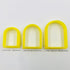 Set of 3 Arch Clay Cutter Set, Cookie Cutter, 3D Polymer Clay Cutter for Crafts