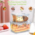 2 Counter OTraki Bread Storage Container Pcs Bread Boxs for Kitchen Bread Saver Container Airtight Homemade Bread Loaf