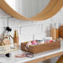 Napkin Holder for Bathroom, Acacia Wooden Guest Towel Holder Tray for Bathroom, Disposable Paper Hand Towel Holder