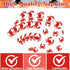 50 Summer 6.5 6.5 Inches Crab Boil Party Supplies - Pcs Crab Theme Seafood Boil Napkins Disposable, Red Crabs Party