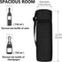 Aosbos Insulated Wine Bag Water Bottle Carrier Portable Wine Cooler Bag Padded Protection Tote Bag with Shoulder Strap for Travel Picnic Purse by Aosbos