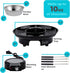 Kusini Electric Fondue Pot Set - Chocolate Fondue Kit with Temperature Control, Detachable Trays, 4 Roasting Forks