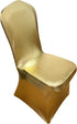 Stretch Chair Cover - Chair Slipcover Decoration for Wedding Banquet Party (Shiny Gold)