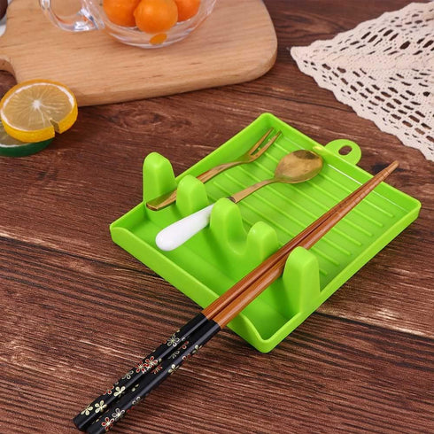 Pot Lids Holder Organizer Plastic Spoon Rest Kitchen Utensils Holders Spoons Rest Free Hangable Pot Lid Holder for Kitchen