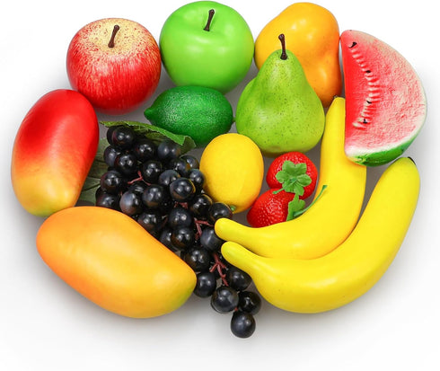 Pack, Set, 14 Pieces/Set Artificial Fruits Fake Fruits for Home Decor, Simulation Fruit Party Chirstmas Decortion