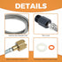 Soda Machine Co2 Adapter, CGA320 to tr21-4 Direct Adapter with 60 Inch High Pressure Stainless Steel Hose