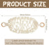 2 Pcs Large Macrame Fruit Hammock 11.8 x 20 Inch, Hand-woven Lace Hanging Basket for Kitchen, Saves Counter Space