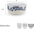 Pfaltzgraff Gabriela Storage Bowls, 6 inch, Blue and White by Pfaltzgraff