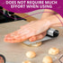 Bench Scraper Kitchen Tool – Multipurpose Pastry Scraper with Measuring Scale, Pizza & Bread Dough Cutter, Stainless