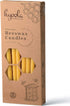Hyoola 25 Pack Beeswax Taper Candles, Handmade, All Natural, 100% Pure Scented Bee Wax Candle, 9” Tall, Golden Yellow