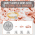 Luxury Rose Gold Party Decorations, Sparkling Confetti, Table Decor & Vase Filler for Elegant Wedding Centerpieces