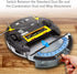 Dana Trading Large Capacity Wet Mop Dust Bin Attachment - 350mL Water Tank, 2 Microfiber Mop Pads, Adjustable Flow