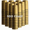 Gold With Black Grapes PVC Shrink Capsules - 500 Count