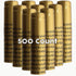 Gold With Black Grapes PVC Shrink Capsules - 500 Count
