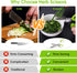 Herb Scissors with 5 Blades and Cover - Multipurpose Kitchen Shears for Cutting and Stripping, Green