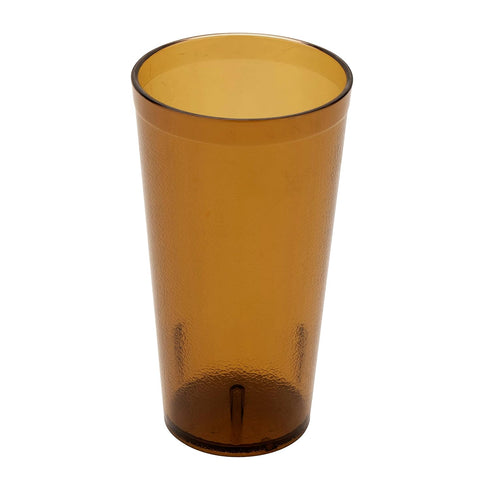 G.E.T. Heavy-Duty Plastic Restaurant Tumblers, 20 Ounce, Amber (Set of 4) 6620-1-A-EC