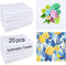 GEKIXUTP 20 Pcs Sublimation Towels Blank,12 x 12 Inch DIY Microfiber Sublimation